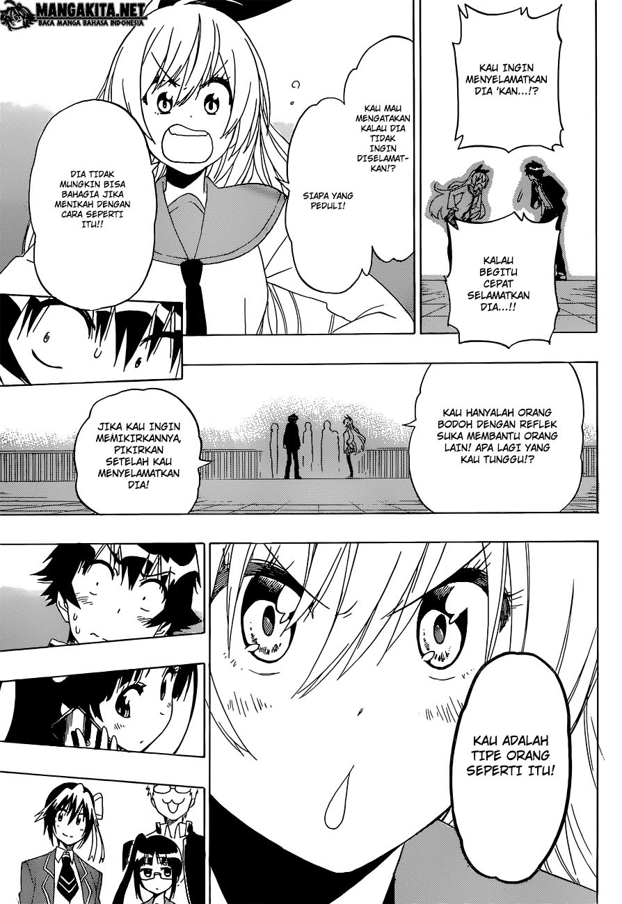 Nisekoi Chapter 182 Gambar 16