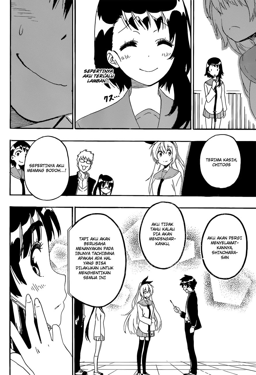 Nisekoi Chapter 182 Gambar 17
