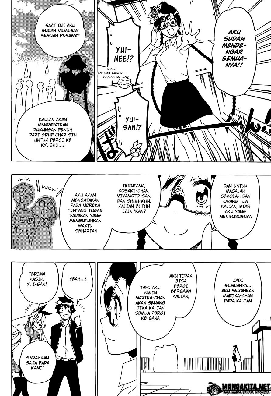 Nisekoi Chapter 182 Gambar 19