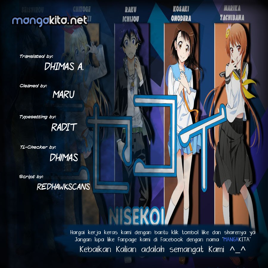 Nisekoi Chapter 185 Gambar 1