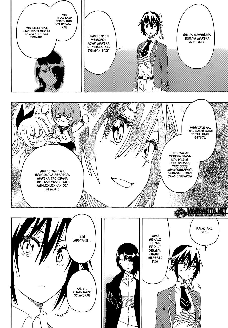 Nisekoi Chapter 185 Gambar 15
