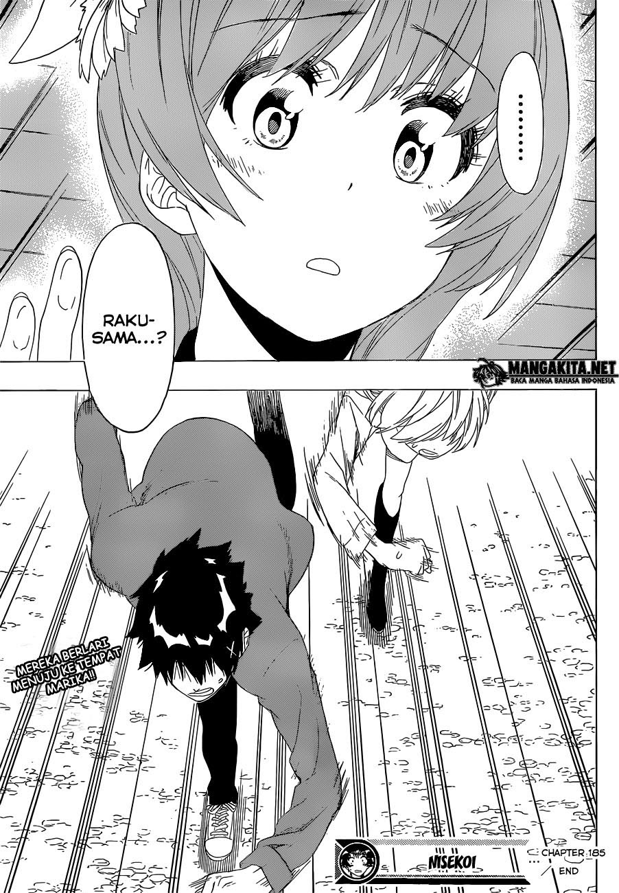 Nisekoi Chapter 185 Gambar 20