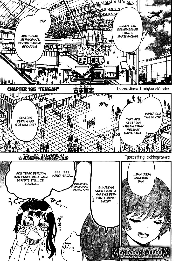 Nisekoi Chapter 195 Gambar 2