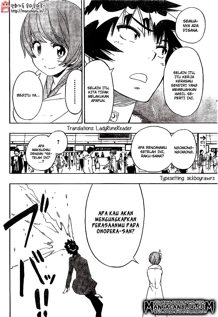 Nisekoi Chapter 195 Gambar 5