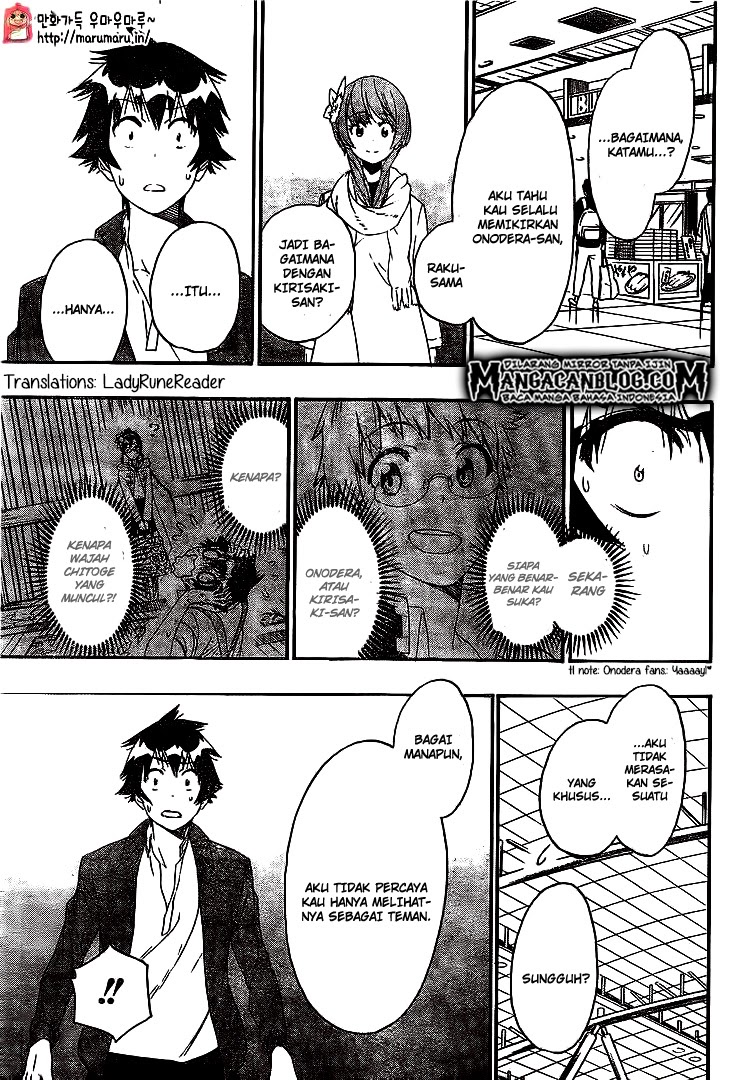 Nisekoi Chapter 195 Gambar 8