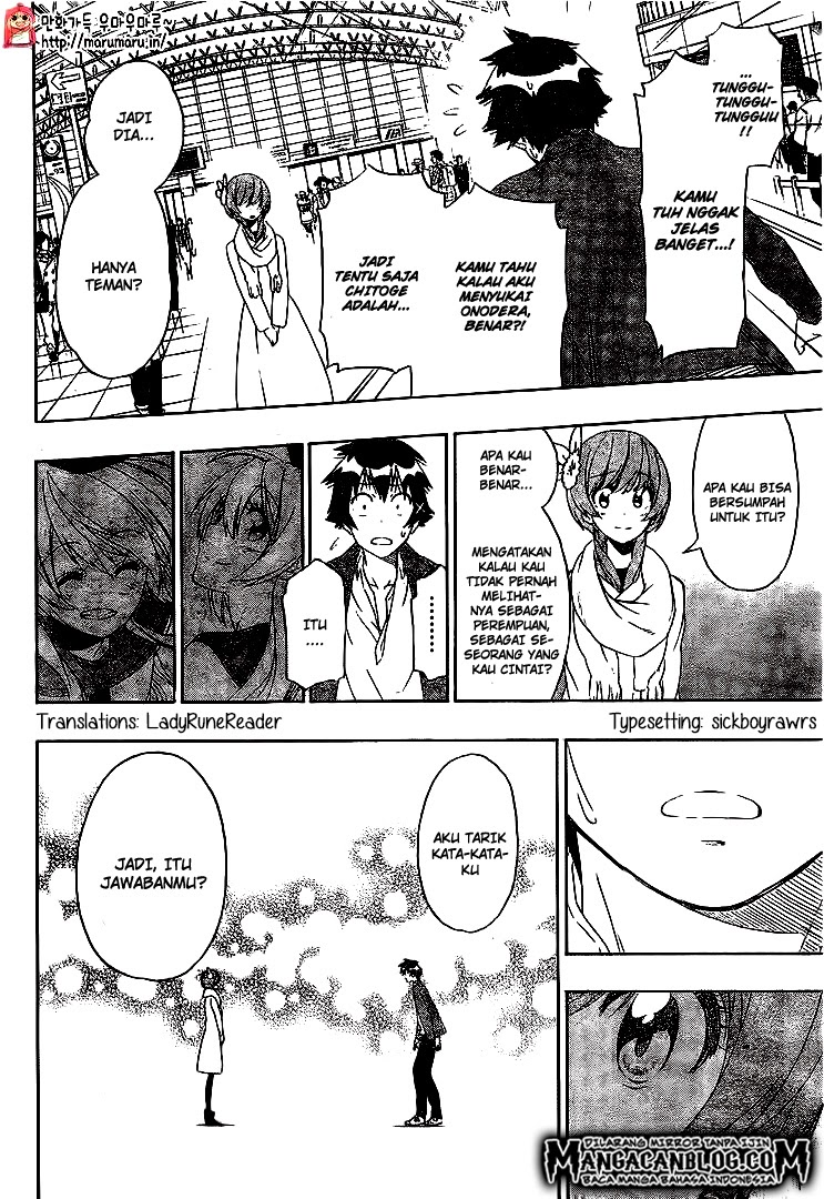 Nisekoi Chapter 195 Gambar 9
