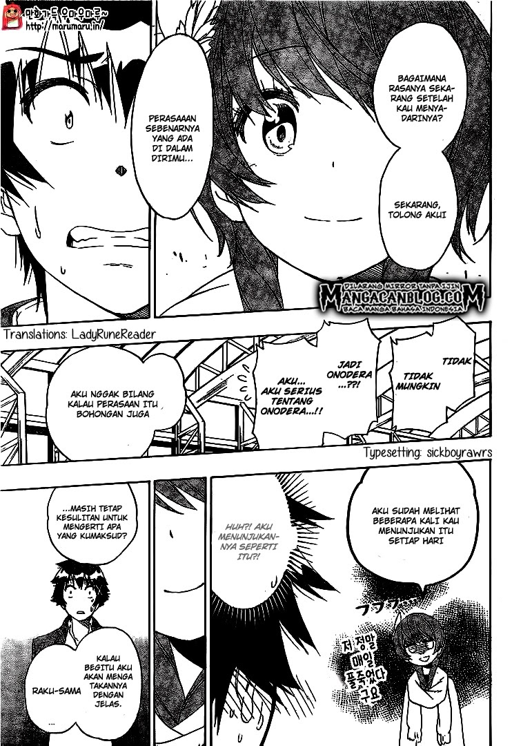 Nisekoi Chapter 195 Gambar 10