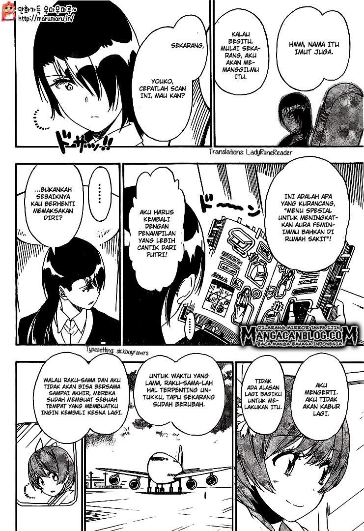 Nisekoi Chapter 195 Gambar 18