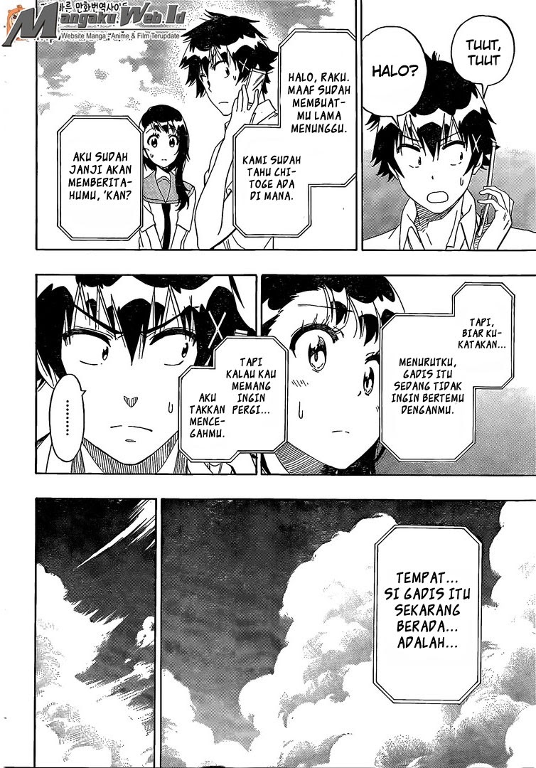 Nisekoi Chapter 214 Gambar 11
