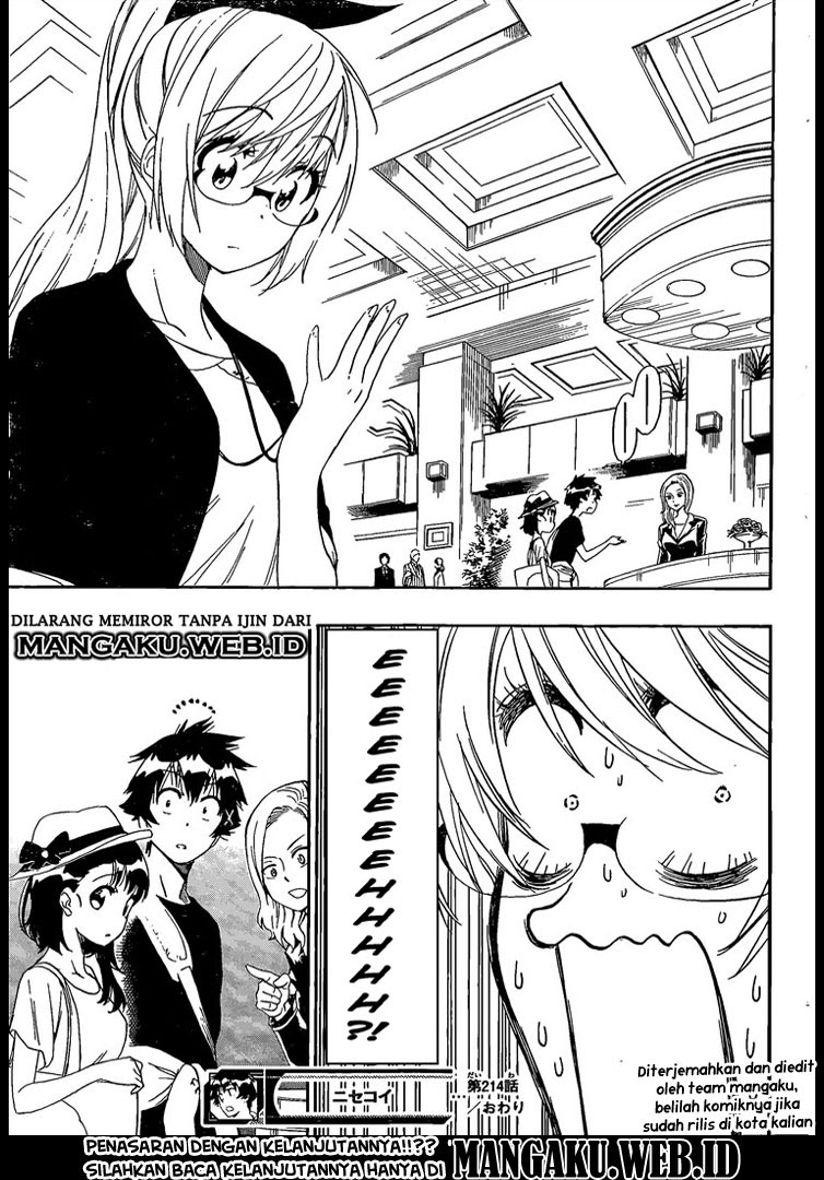 Nisekoi Chapter 214 Gambar 20