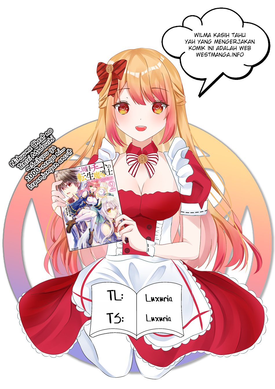 Nishuume Cheat no Tensei Madoushi 〜Saikyou ga 1000-nengo ni Tensei Shitara, Jinsei Yoyū Sugimashita〜 Chapter 07.2 Gambar 2