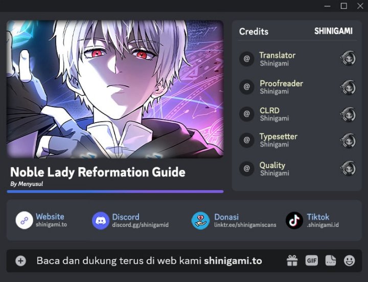 Noble Lady Reformation Guide Chapter 01 Gambar 1