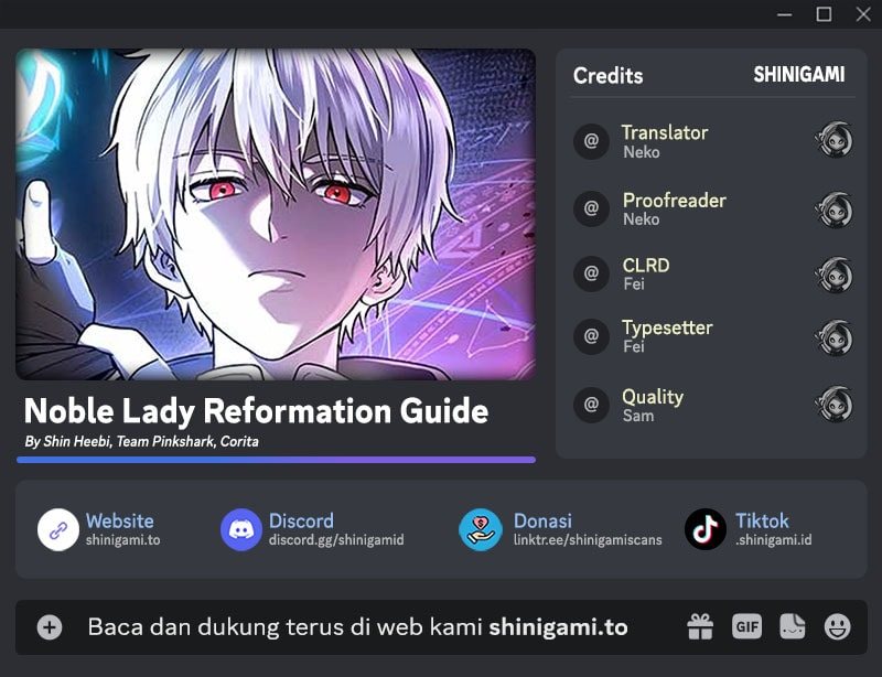 Noble Lady Reformation Guide Chapter 02 Gambar 1