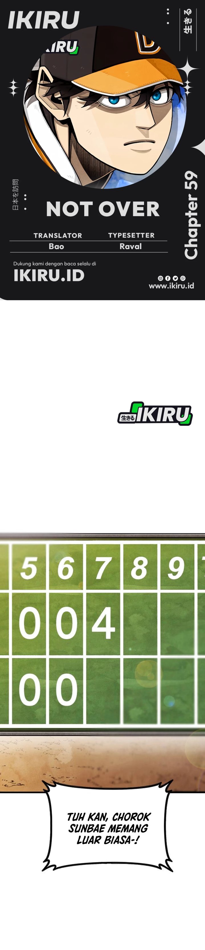 Not Over Chapter 59 Gambar 1