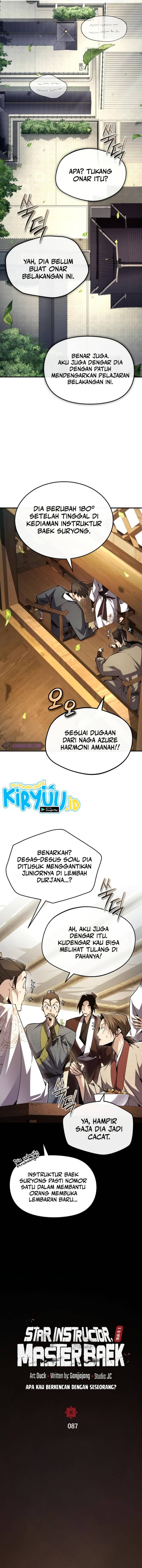 Number One Star Instructor Master Baek Chapter 87 Gambar 3