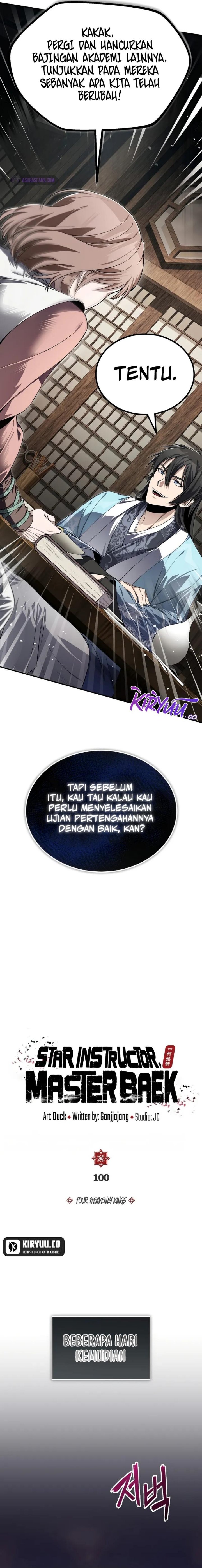 Number One Star Instructor Master Baek Chapter 100 Gambar 8