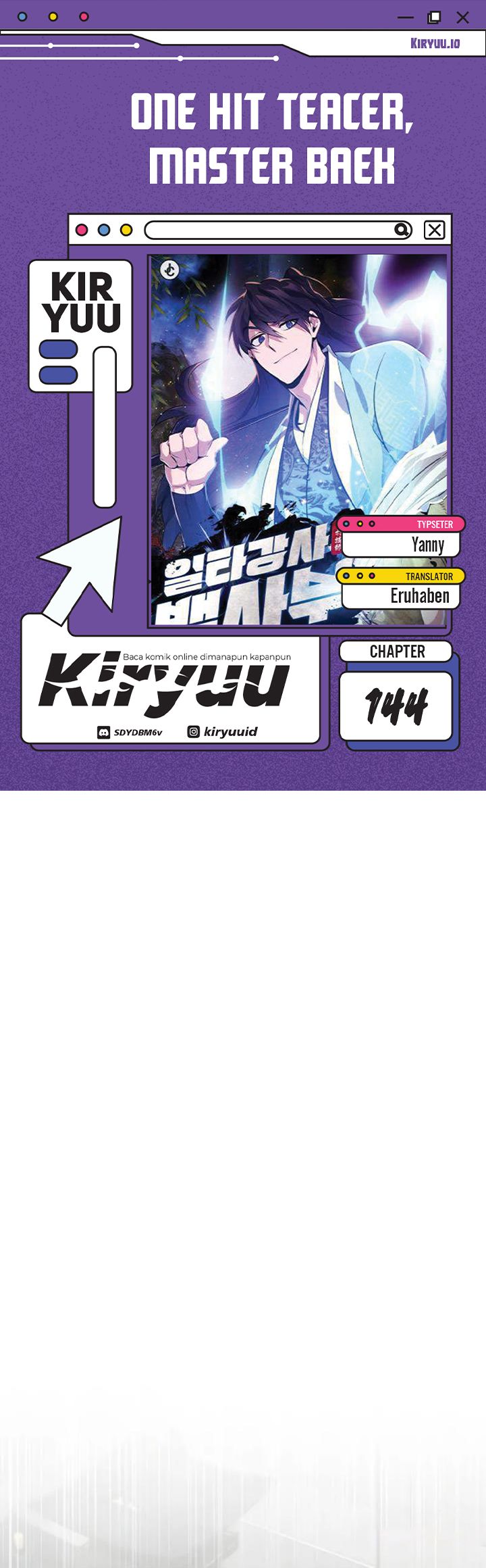 Number One Star Instructor Master Baek Chapter 144 Gambar 1