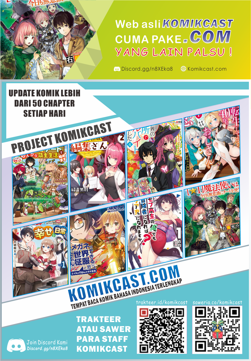 Ochikobore Mahou Tsukai Wa, Kyou Mo Muishiki Ni Cheat Wo Tsukau Chapter 01 Gambar 35