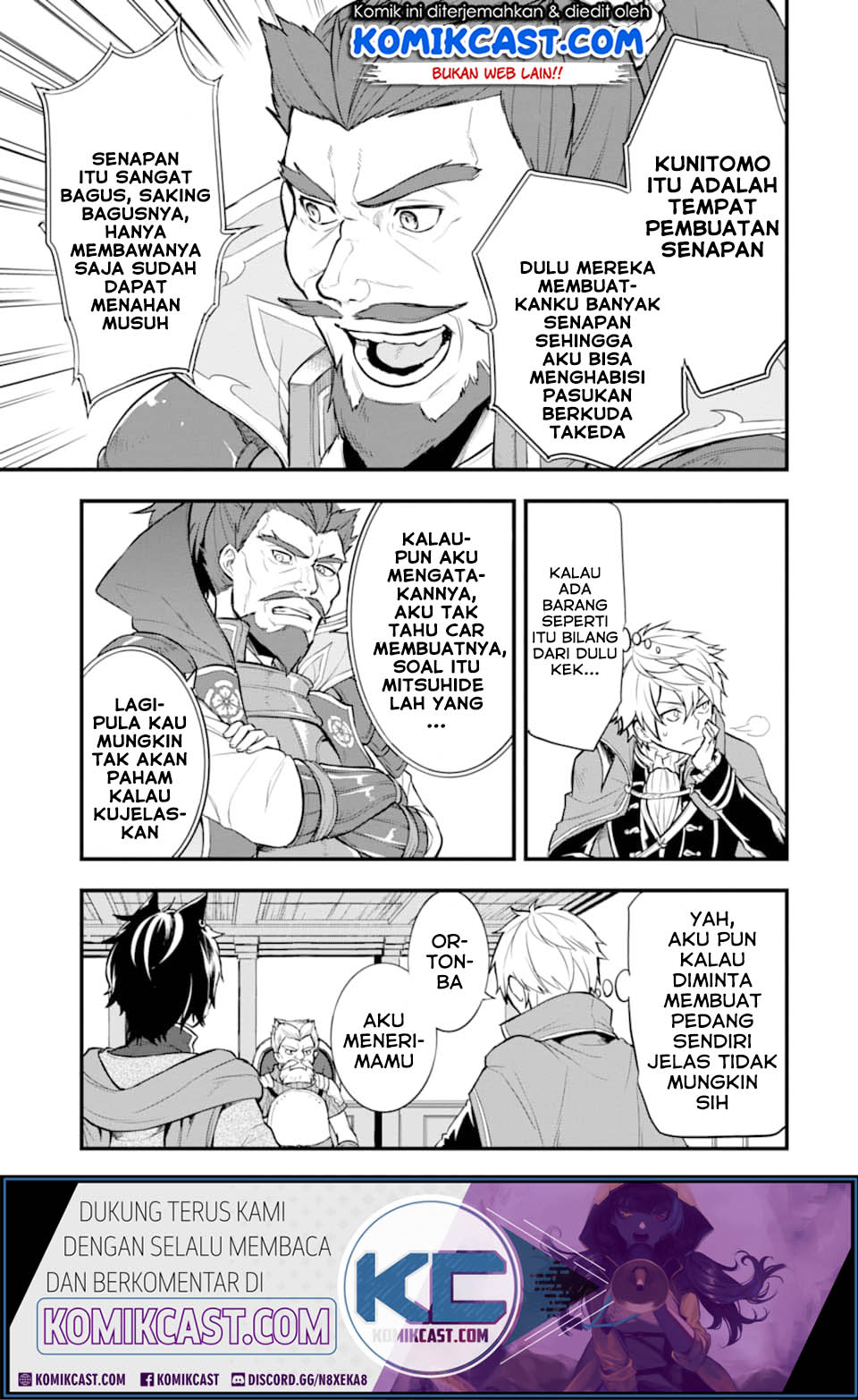 Oda Nobunaga to Iu Nazo no Shokugyo ga Mahou Kenshi yori Cheat Dattanode, Oukoku wo Tsukuru Koto ni Shimashita Chapter 21 Gambar 34