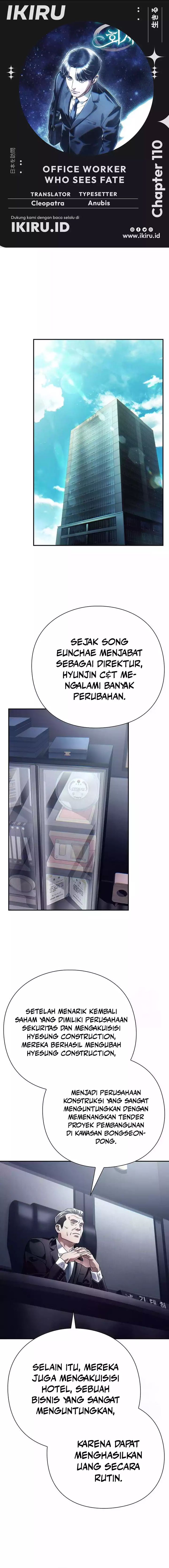Office Worker Who Sees Fate Chapter 110 Gambar 1