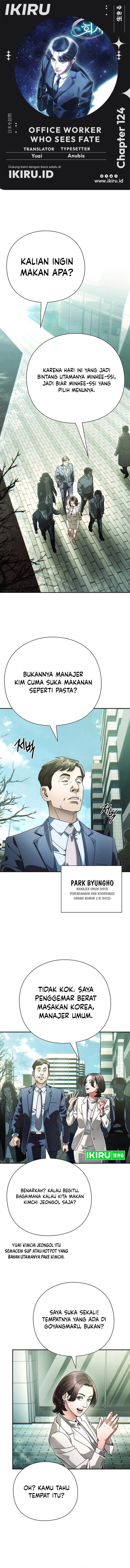 Office Worker Who Sees Fate Chapter 124 Gambar 1