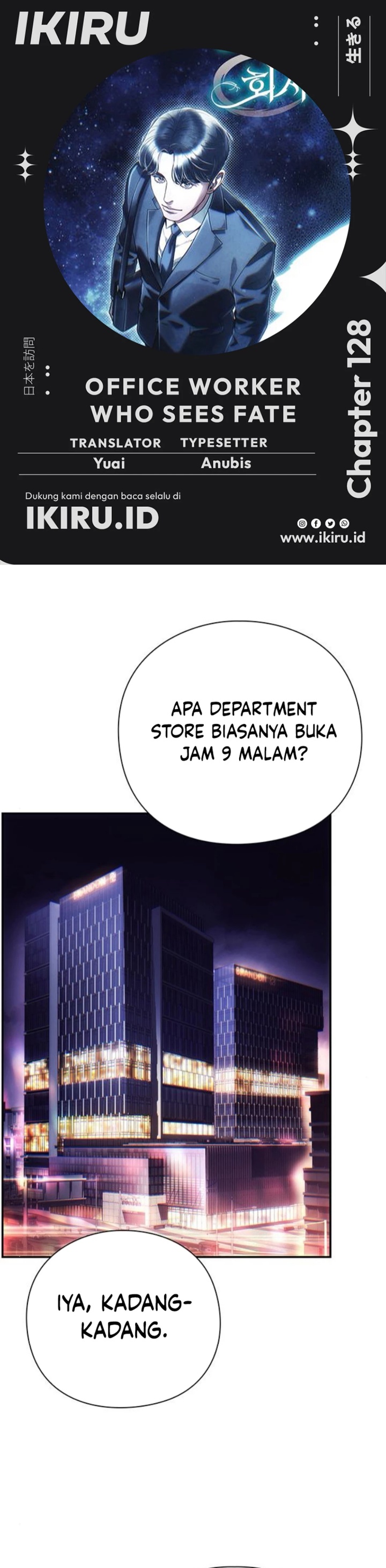Office Worker Who Sees Fate Chapter 128 Gambar 1