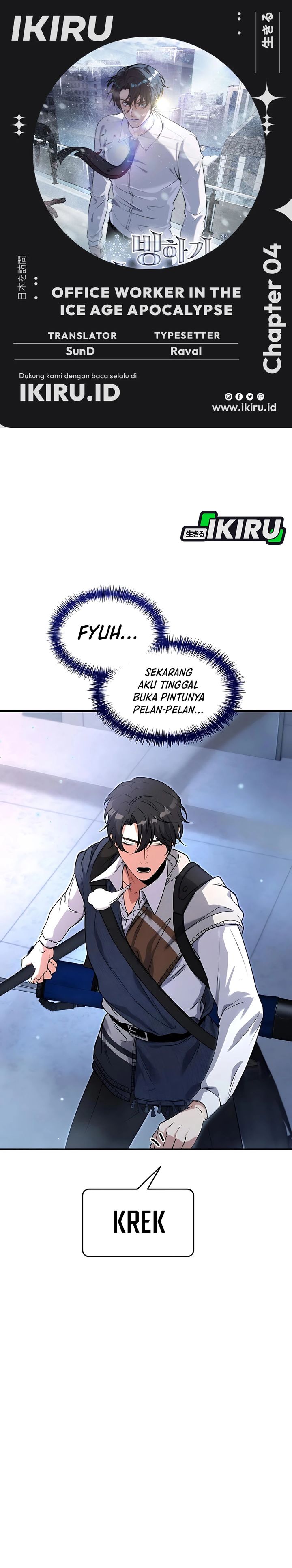 Office Worker in the Ice Age Apocalypse Chapter 04 Gambar 1