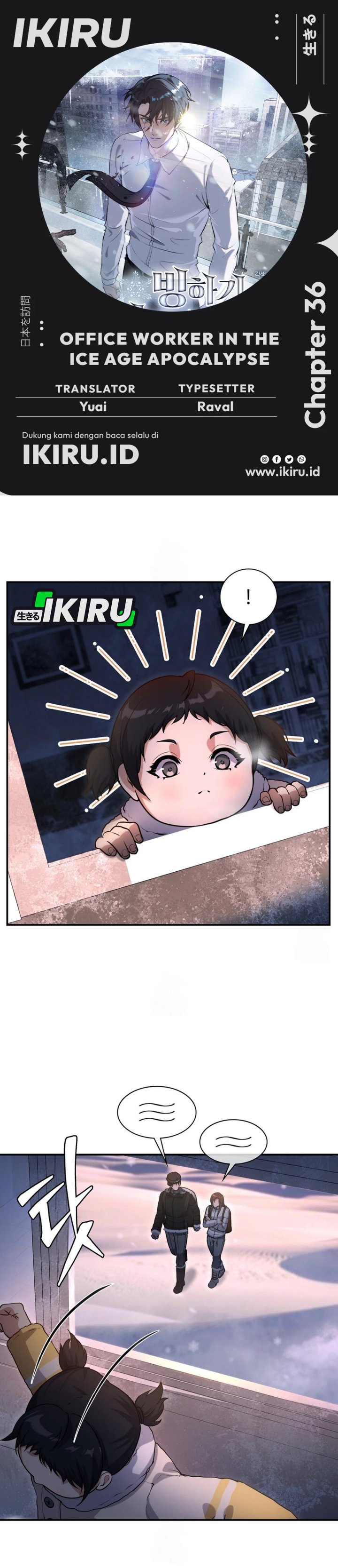 Office Worker in the Ice Age Apocalypse Chapter 36 Gambar 1
