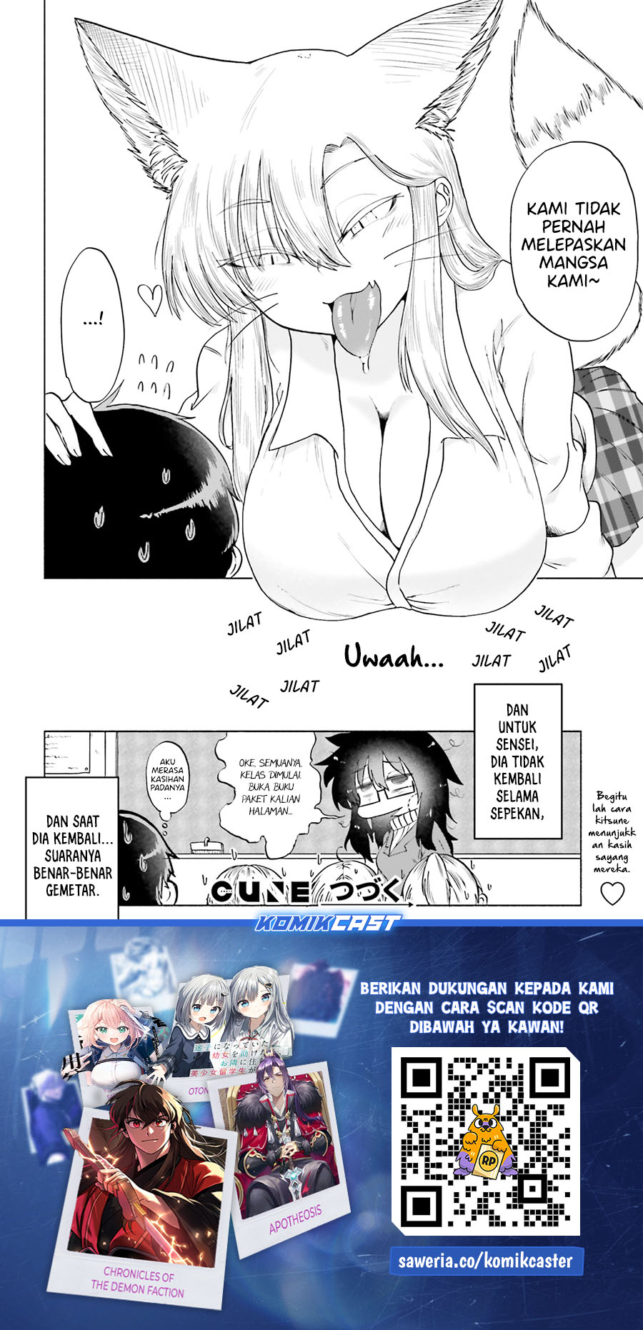 Okitsune Gal Katabami-san Chapter 13 Gambar 17