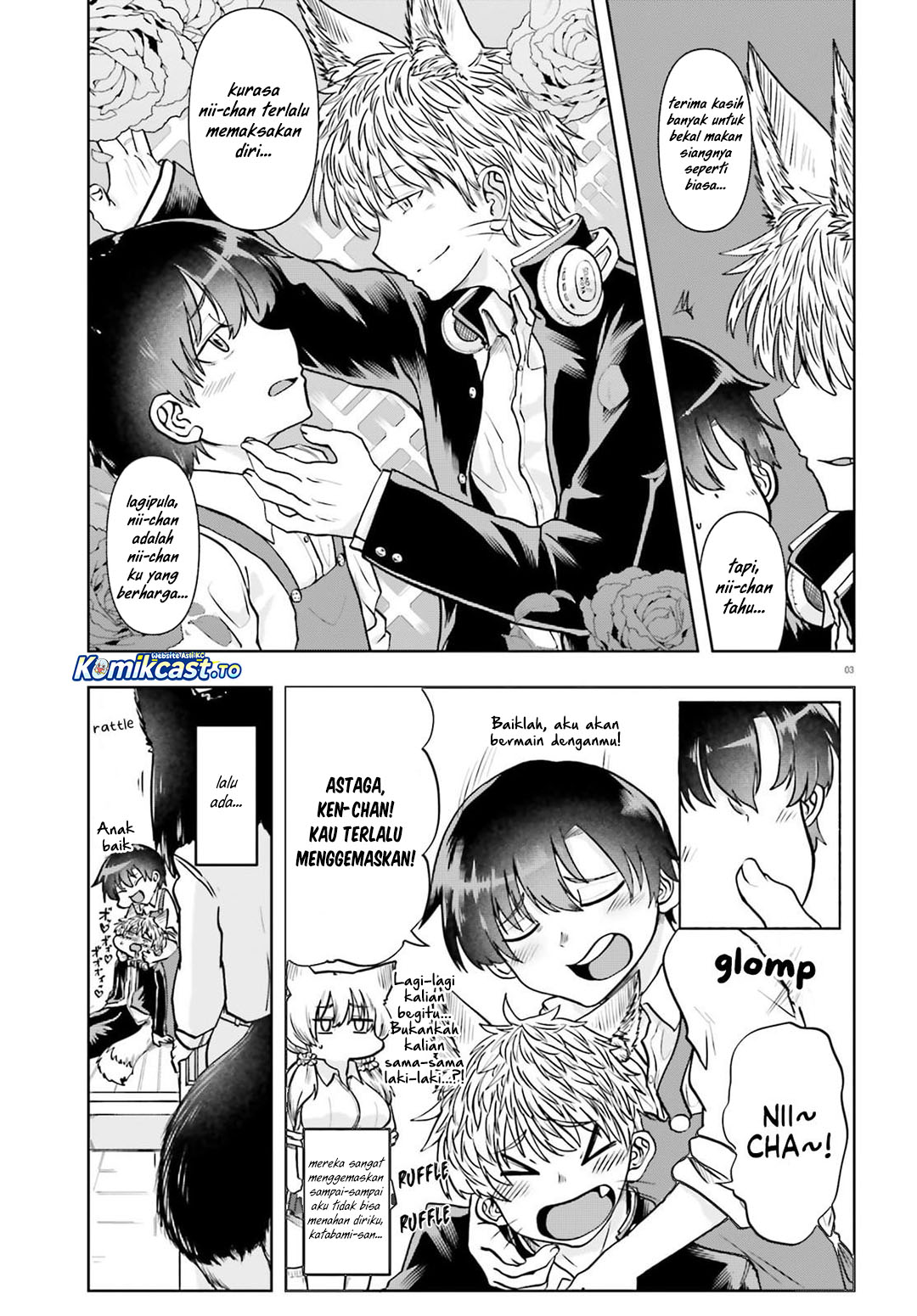 Okitsune Gal Katabami-san Chapter 21 END Gambar 4