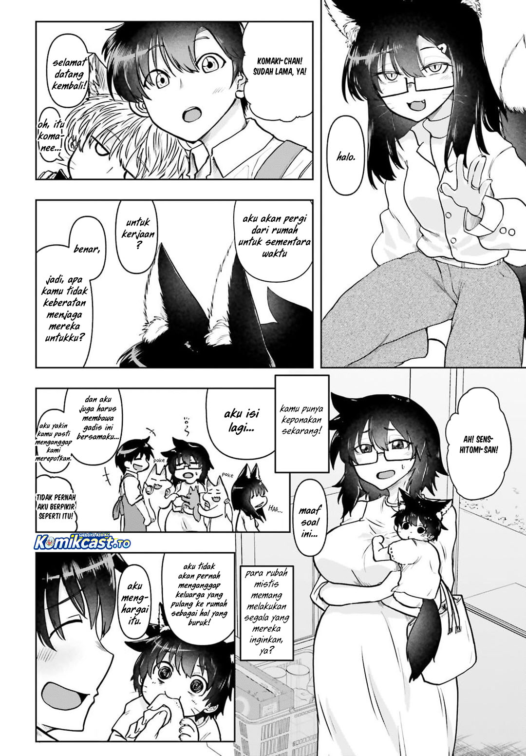 Okitsune Gal Katabami-san Chapter 21 END Gambar 5