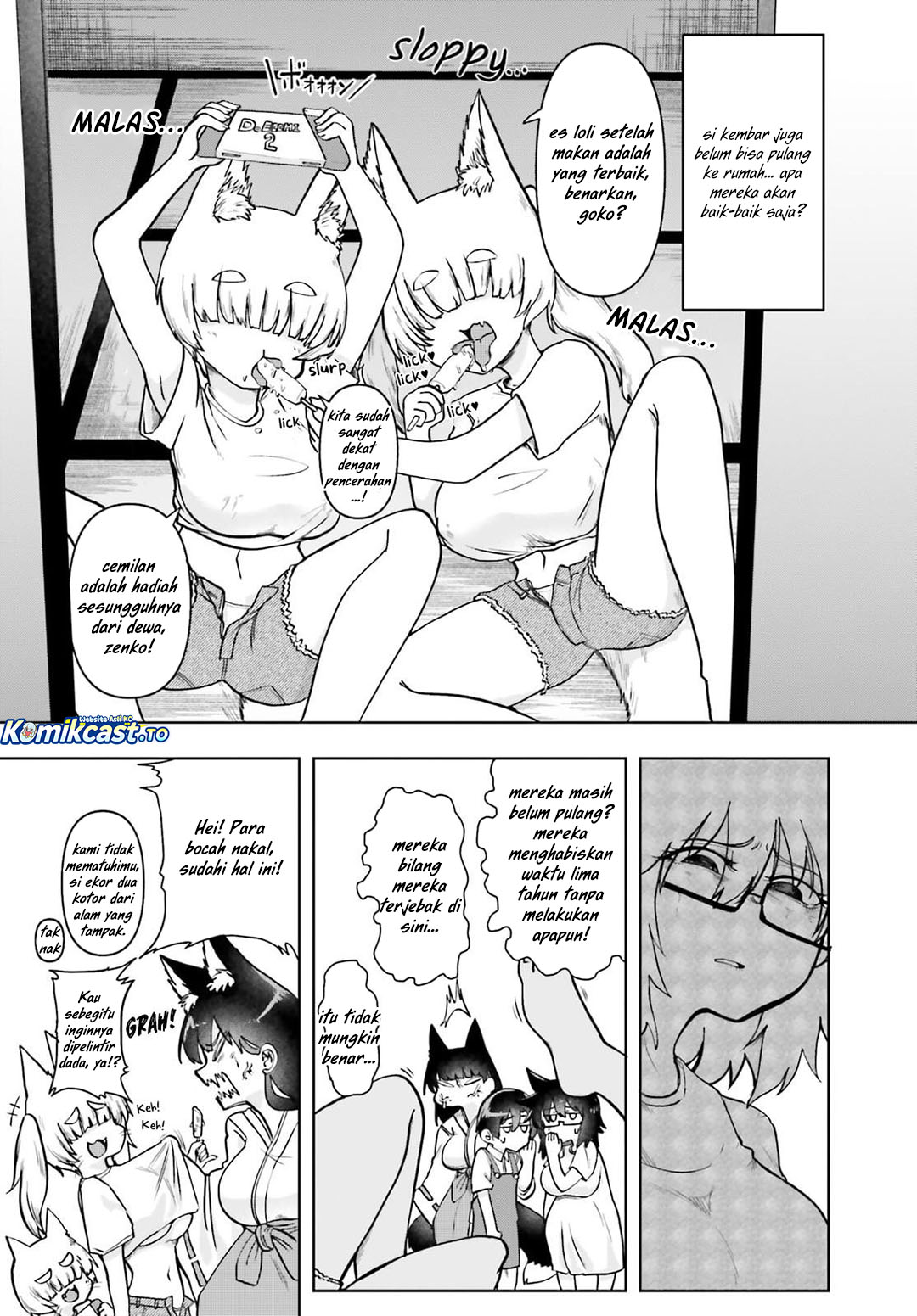 Okitsune Gal Katabami-san Chapter 21 END Gambar 7