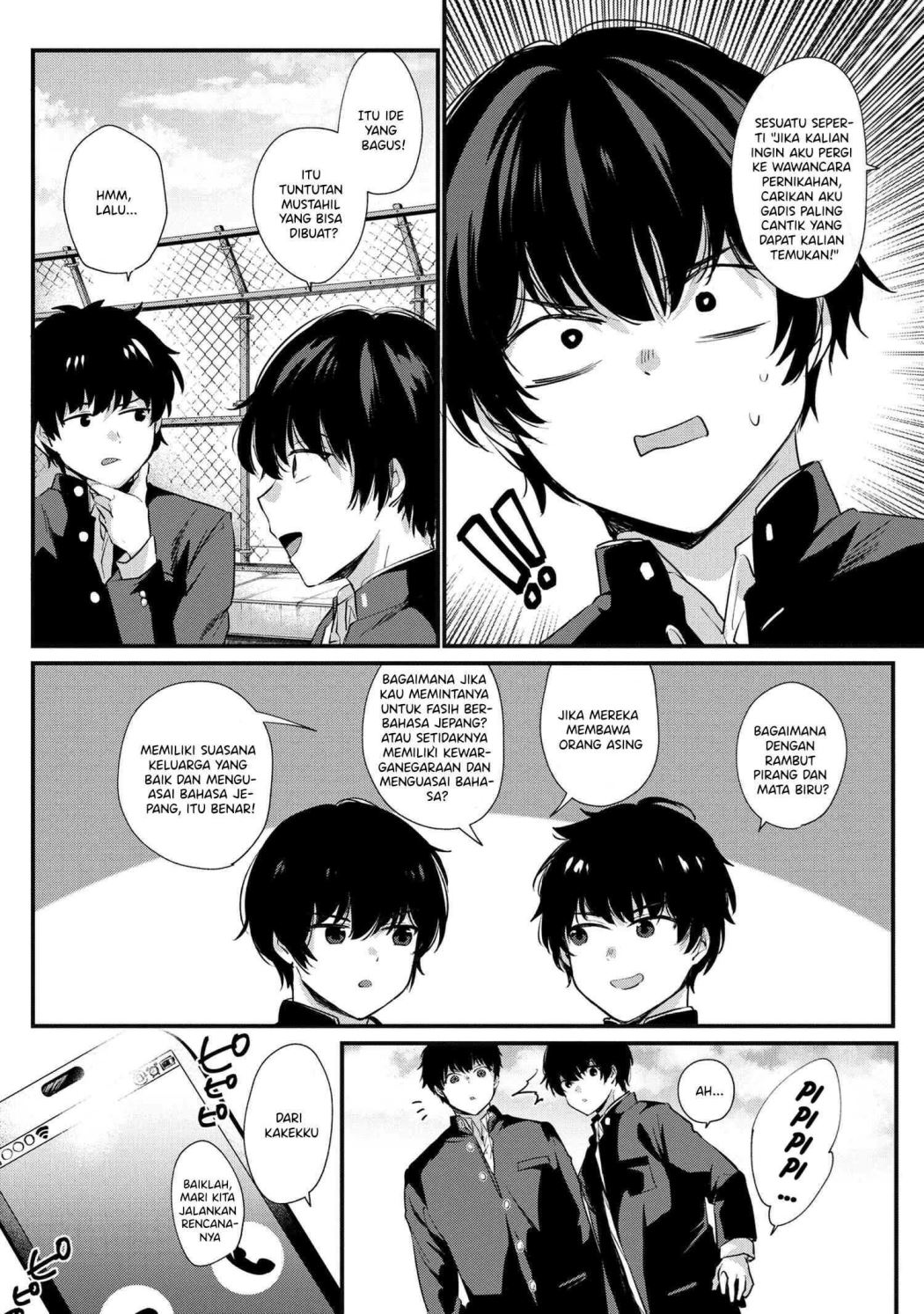 Omiai Shitakunakattanode, Muri Nandai na Jouken wo Tsuketara Doukyuusei ga Kita Ken ni Tsuite Chapter 01 Gambar 7