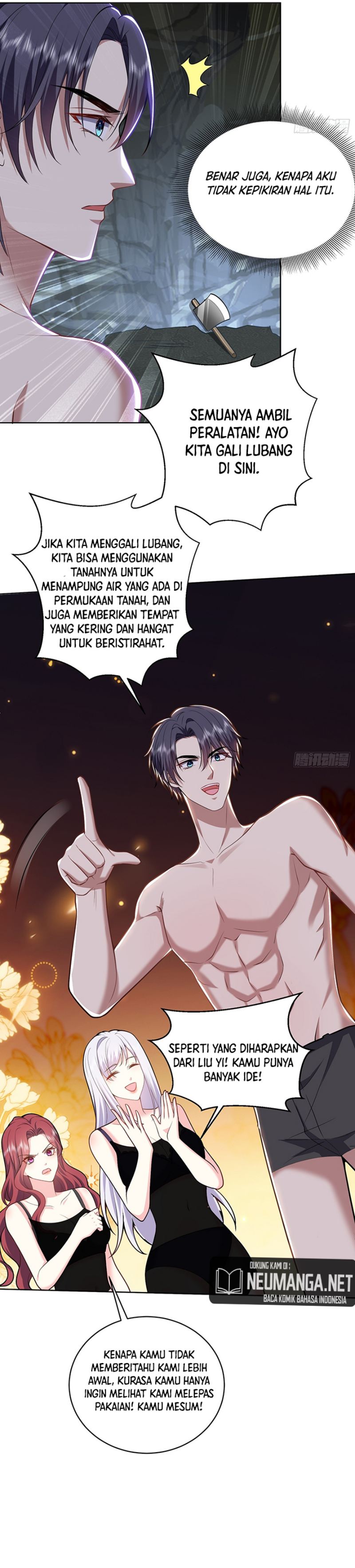 On a Deserted Island with Beautiful Sisters Chapter 05 Gambar 13