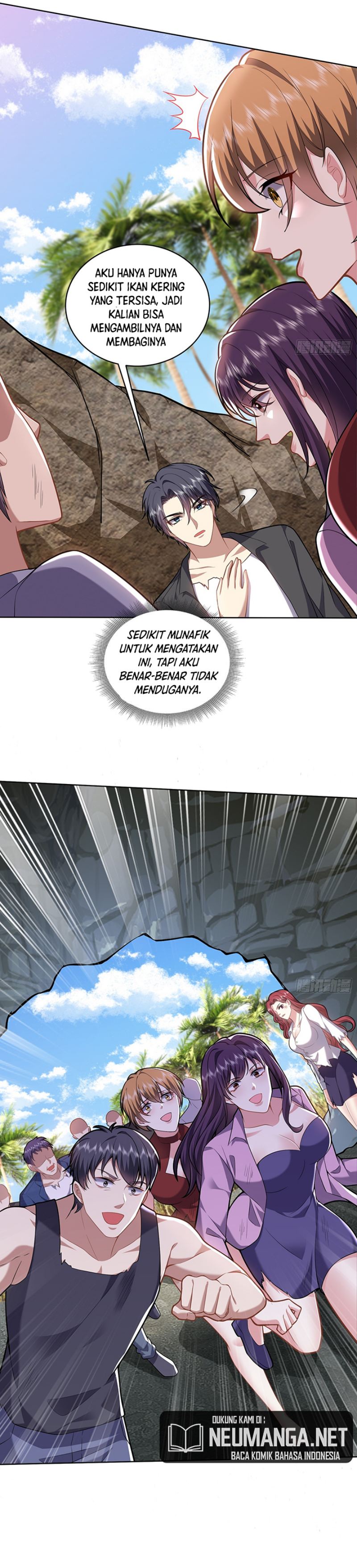 On a Deserted Island with Beautiful Sisters Chapter 05 Gambar 24
