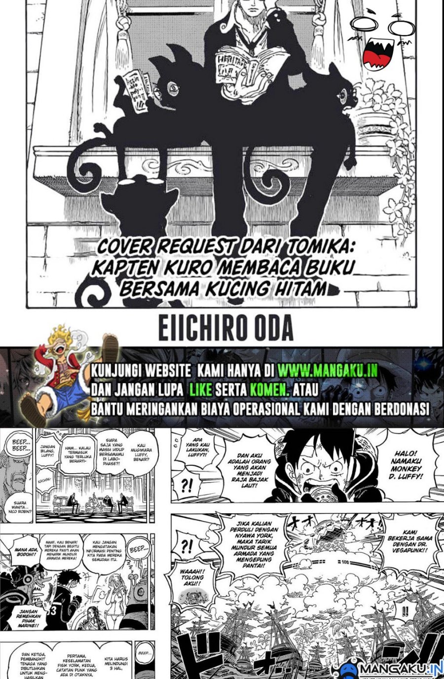 One Piece Chapter 1090 HQ Gambar 2