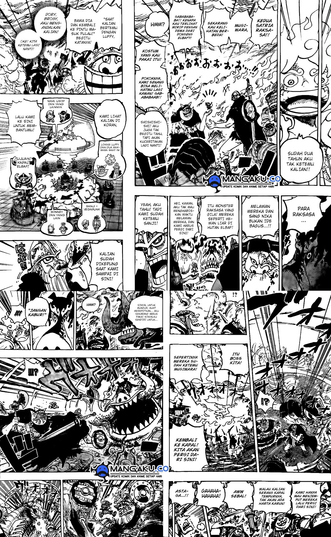 One Piece Chapter 1111 Gambar 2
