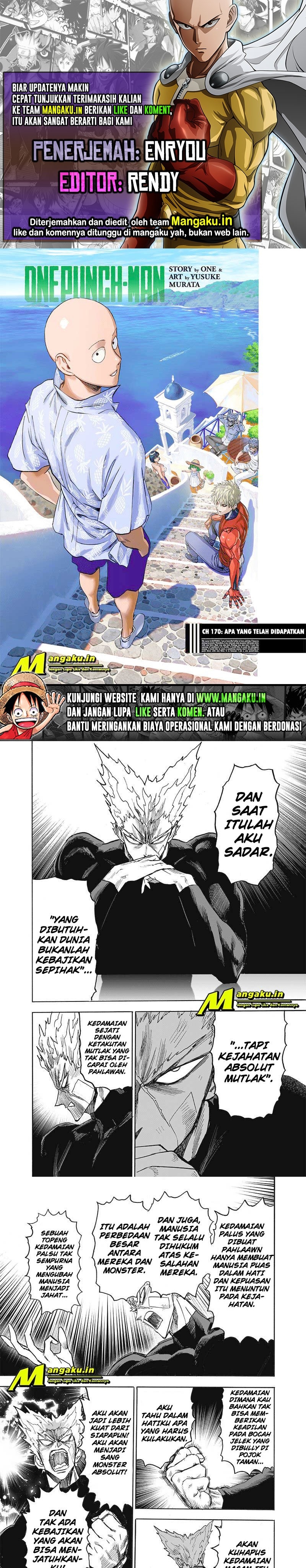 One Punch Man Chapter 220 Gambar 1