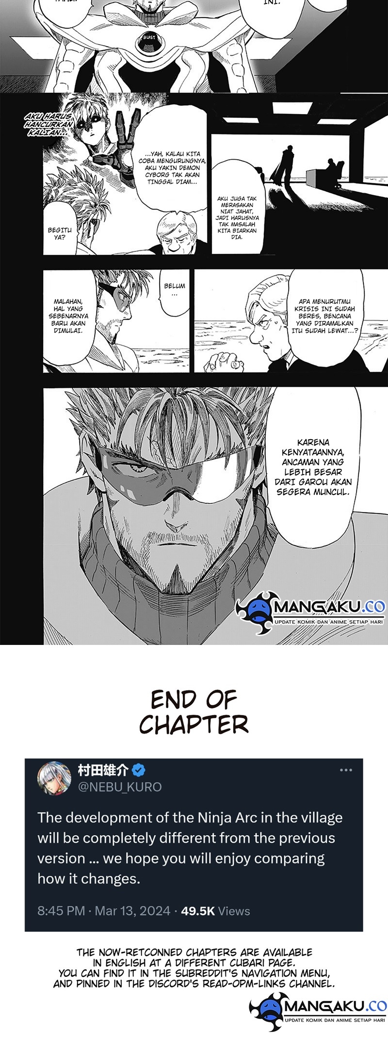 One Punch Man Chapter 252.5 Gambar 5