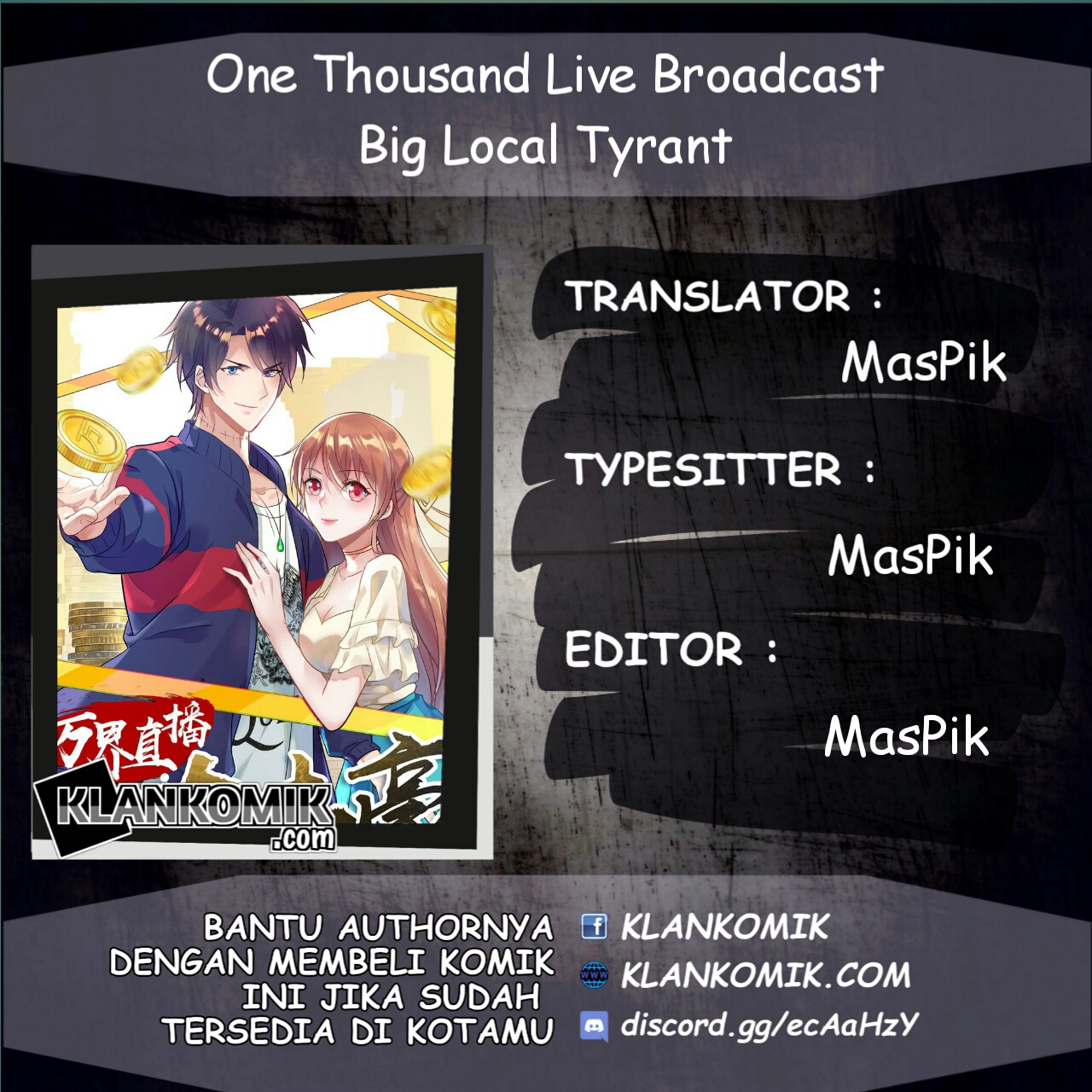 One Thousand Live Broadcast Big Local Tyrant Chapter 02 Gambar 1