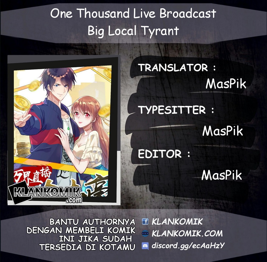 One Thousand Live Broadcast Big Local Tyrant Chapter 04 Gambar 1