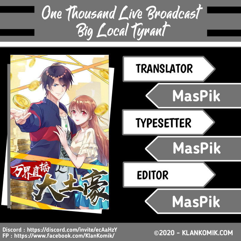 One Thousand Live Broadcast Big Local Tyrant Chapter 29 Gambar 1