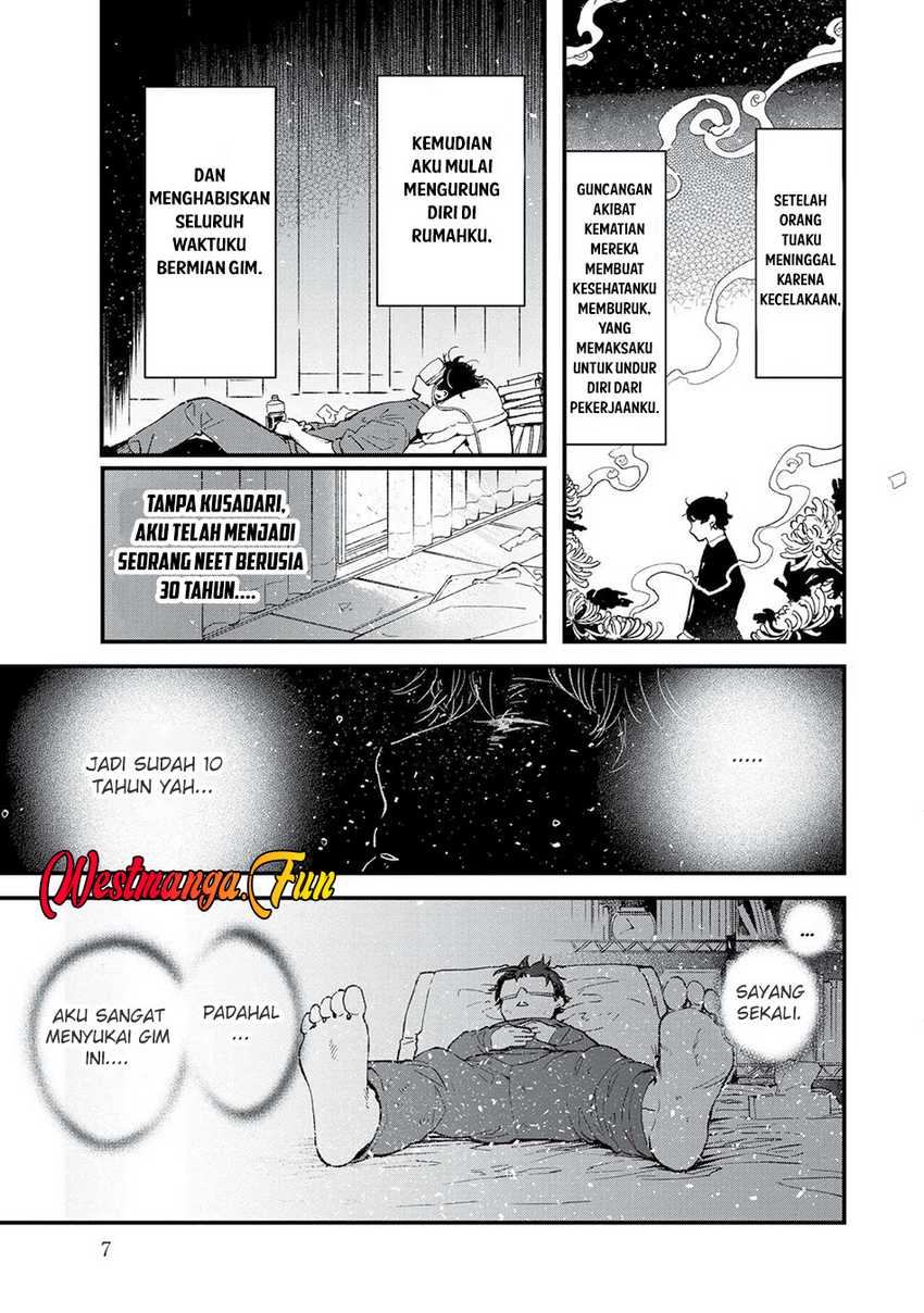 Ore, Yuusha janai desu kara. – VR Sekai no Chouten ni Kunrin Seshi Otoko. Tenseishi, Level 1 no Mushoku kara Restart suru Chapter 01 Gambar 9