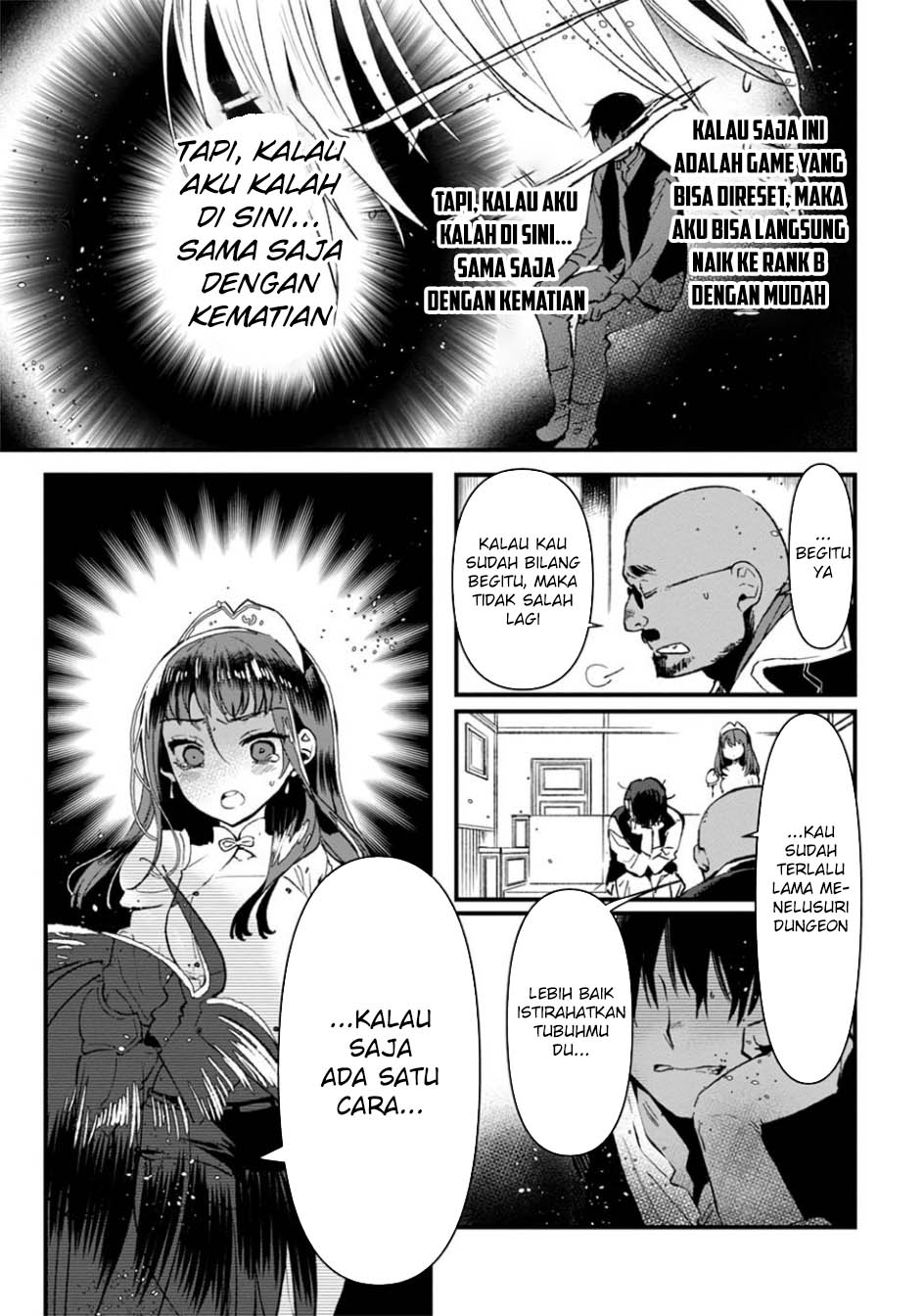 Ore, Yuusha janai desu kara. – VR Sekai no Chouten ni Kunrin Seshi Otoko. Tenseishi, Level 1 no Mushoku kara Restart suru Chapter 06 Gambar 5