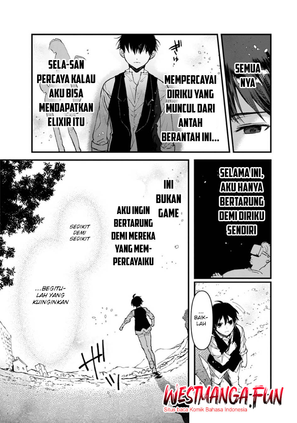 Ore, Yuusha janai desu kara. – VR Sekai no Chouten ni Kunrin Seshi Otoko. Tenseishi, Level 1 no Mushoku kara Restart suru Chapter 06 Gambar 40