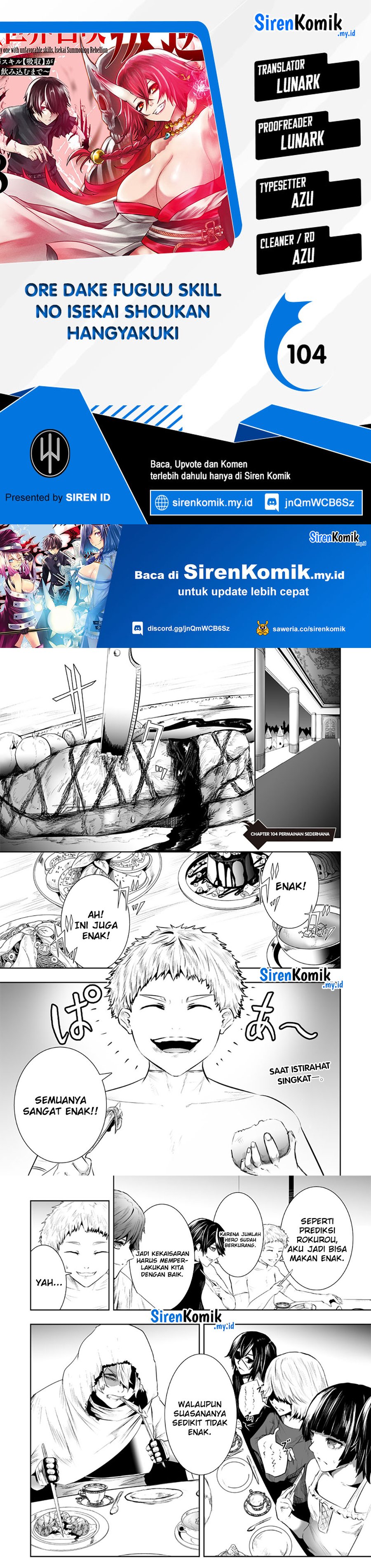Ore dake Fuguu Skill no Isekai Shoukan Hangyakuki Chapter 104 Gambar 1