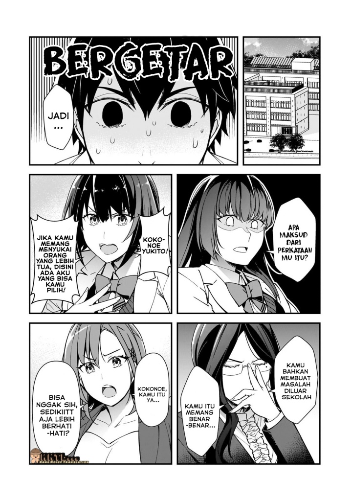 Ore ni Trauma wo Ataeta Joshi-tachi ga Chirachira Mitekuru kedo, Zannen desu ga Teokure desu Chapter 19.2 Gambar 7