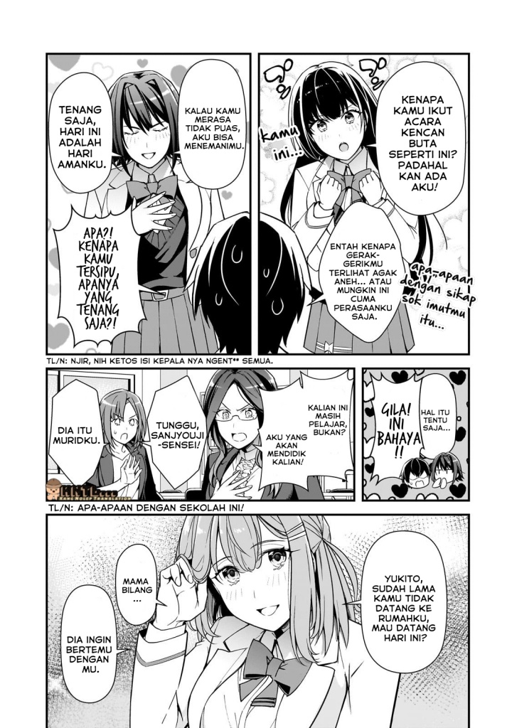 Ore ni Trauma wo Ataeta Joshi-tachi ga Chirachira Mitekuru kedo, Zannen desu ga Teokure desu Chapter 19.2 Gambar 14