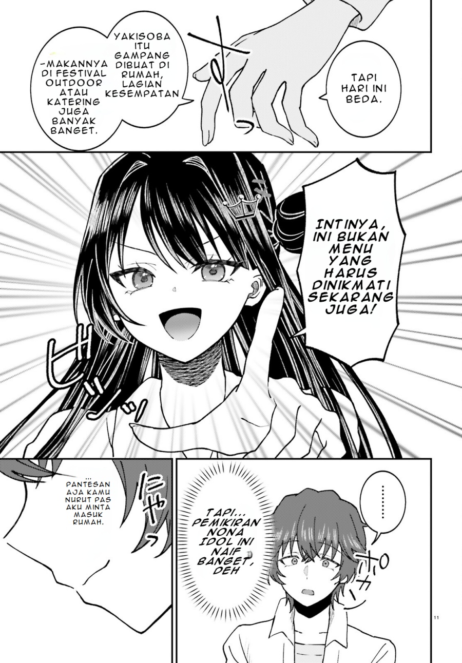 Ore no Haitoku Meshi o Onedari Sezu ni Irarenai Otonari no Top Idol-sama Chapter 03 Gambar 12