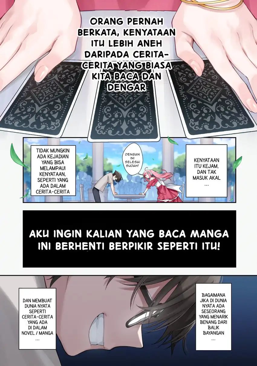 Ore wa Gakuen Zunou Battle no Ensyutsuka!: Jishou Mob ga Kage kara Egaku Saikyou Shujinkou Musou Scenario Chapter 01 Gambar 2